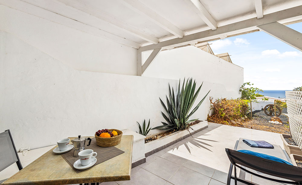 Terrasse de l'appartement La Santa à Lanzarote